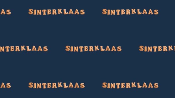 Sint Nicolaasdag in Nederland — Stockvideo