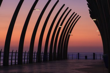 Umhlanga pier gündoğumu