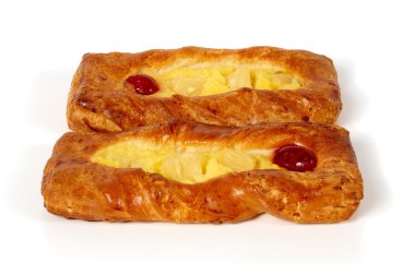 ananas ve cherry ile rulo