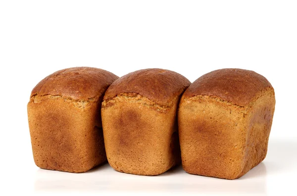 Three loafs of rye bread — Stock Photo, Image