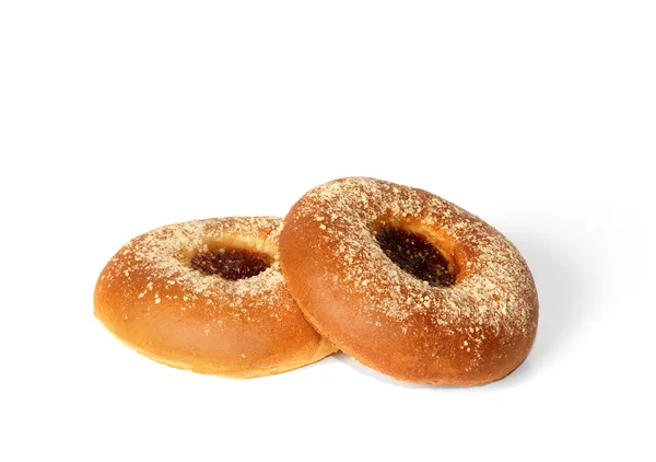 Süße Brötchen mit Marmelade — Stockfoto