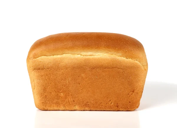 只由小麦面粉制成的白面包 — 图库照片