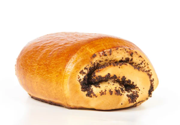 Blue poppy seed bun — Stock Photo, Image