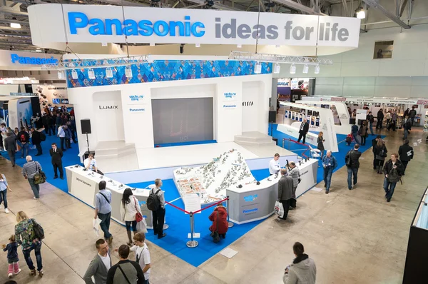 Panasonic stand — Stock Photo, Image