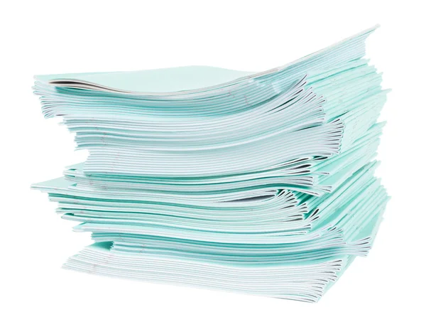 Heap of lined notebooks — Stock Photo, Image