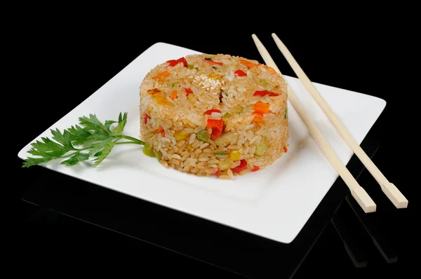 Una porción de arroz — Foto de Stock