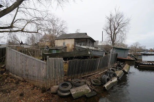 Озеро в ostashkov — стокове фото