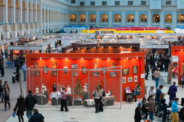 Annual doll show in Moscow — Stock Photo, Image