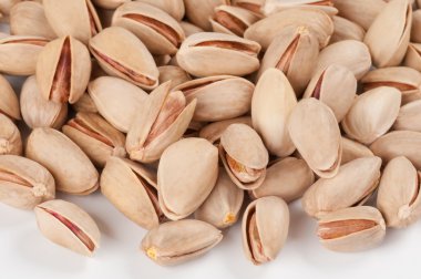 Fıstık yığını.