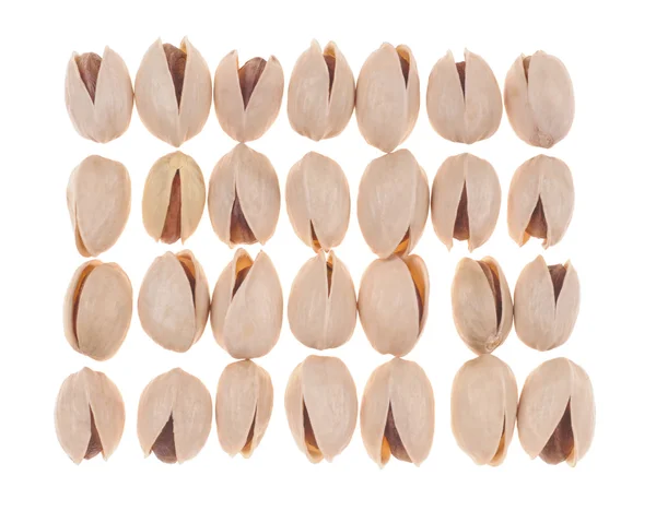 Pistachios placed in order — Stock Photo, Image