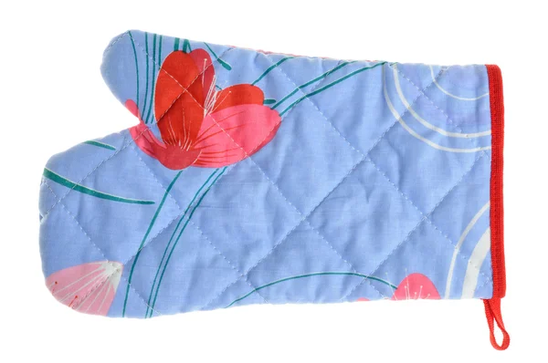 Quilted oven mitt — Stock Photo, Image