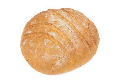 üst kırık kabuk ile ekmek