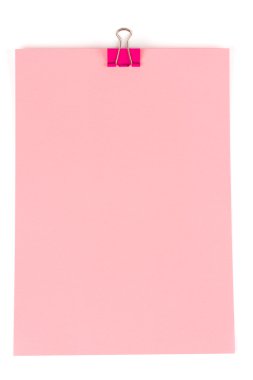 pembe kağıt yığınını