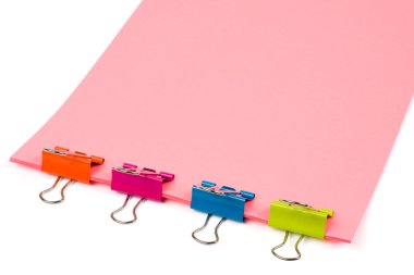 pembe kağıt yığınını