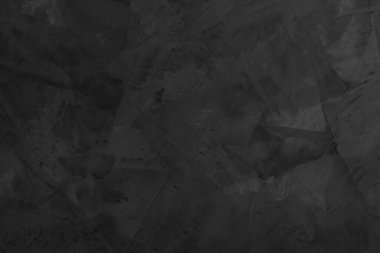 Siyah, modern, soyut arka plan, siyah alçı dokusu, duvarda Venedik alçı.