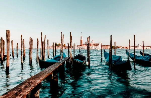 Venezia Italia Bella Vista Sull Isola San Giorgio Maggiore Laguna — Foto Stock