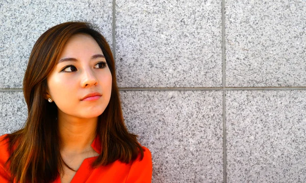 Asian Young Business Woman's Portrait — Stock Photo, Image