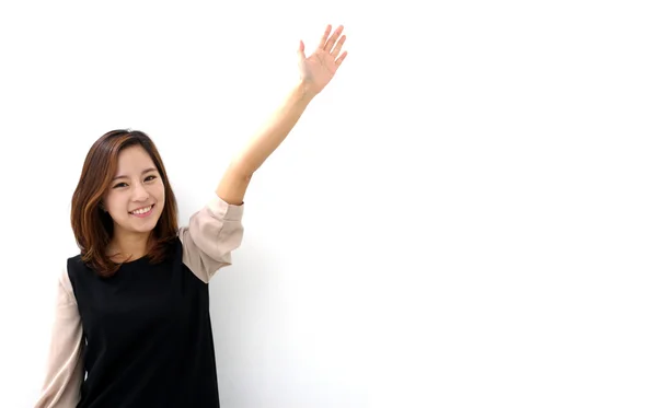 An ecstatic businesswoman — Stock Photo, Image