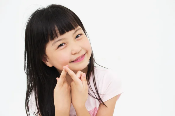 漂亮的小亚洲女孩 — 图库照片