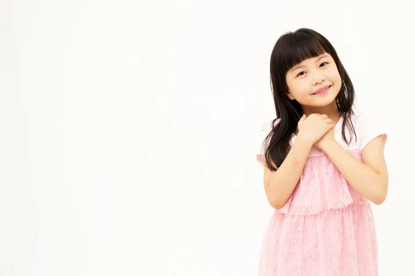 Malá Asiatka si portrét — Stock fotografie