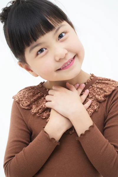 Asyalı kızın portre — Stok fotoğraf