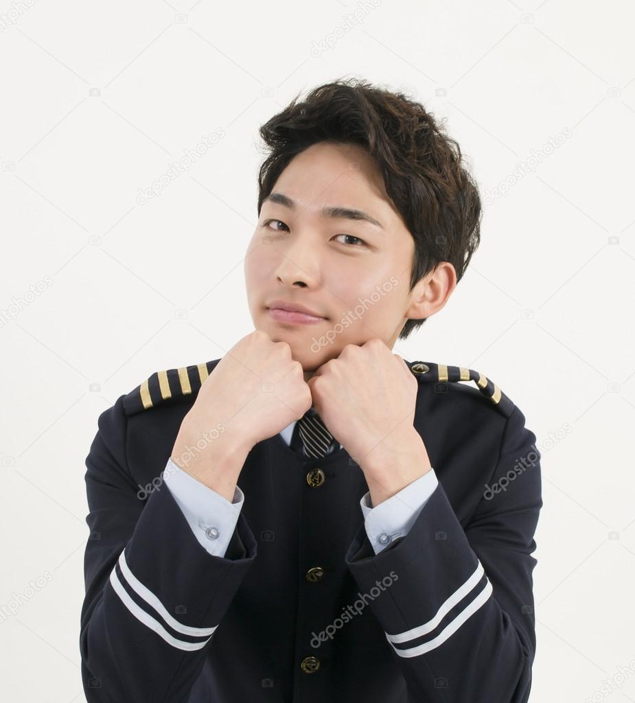 Asian airline pilot