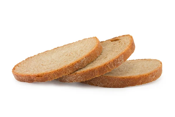 Three pieces of bread — Stock Photo, Image