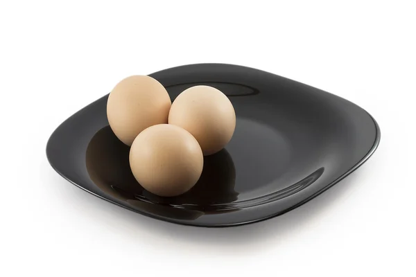 Tabakta yumurtalar — Stok fotoğraf
