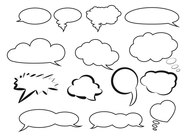 Speech Bubbles — Stock Vector