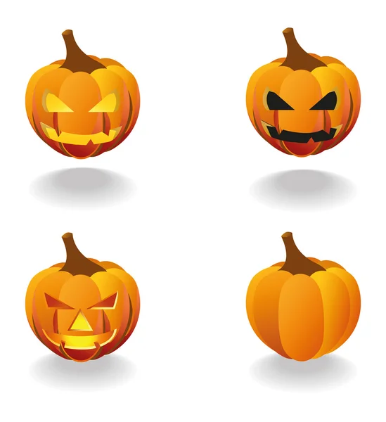 Pumpkin, Halloween — Stock Vector