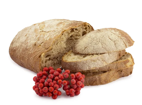 Brot und Eberesche — Stockfoto