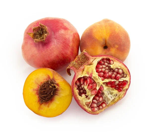 Pomegranate, peach — Stock Photo, Image
