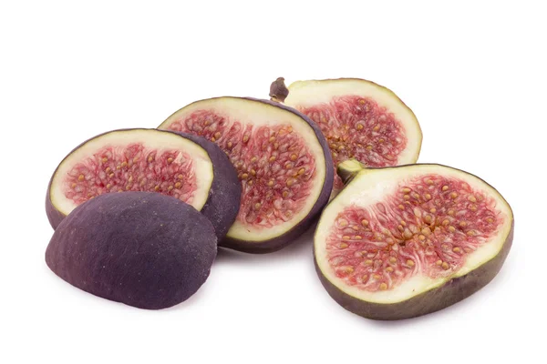 Still life sliced figs — Stock Photo, Image