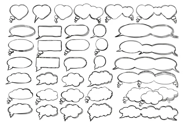 Burbujas del habla — Archivo Imágenes Vectoriales