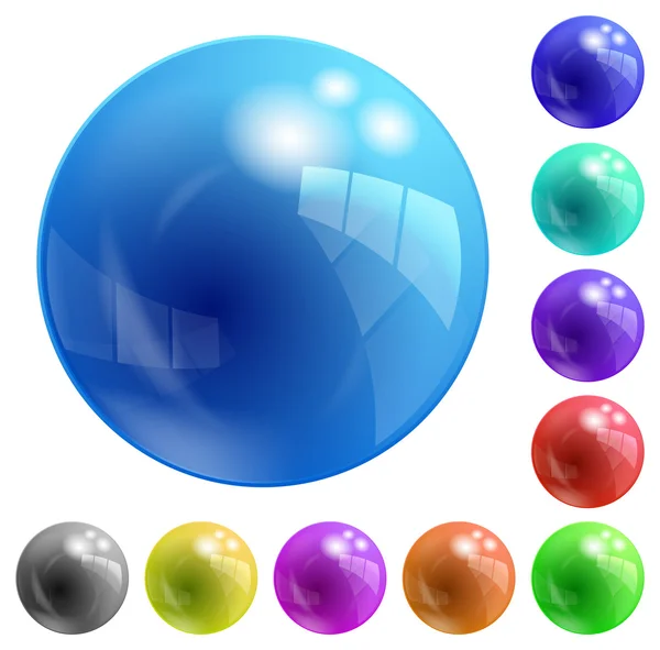 Bolas de colores — Vector de stock