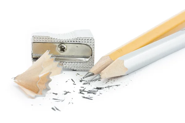 Ostry ołówek i noży — Zdjęcie stockowe