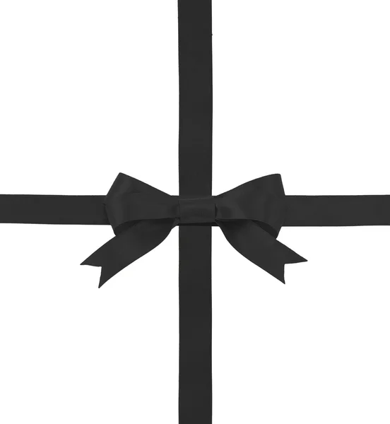 Satin ribbon with a bow — Stockfoto