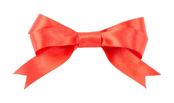 Satin ribbon with a bow — Stock Photo, Image