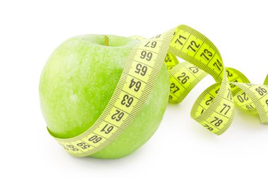 Ölçü bandıyla elma