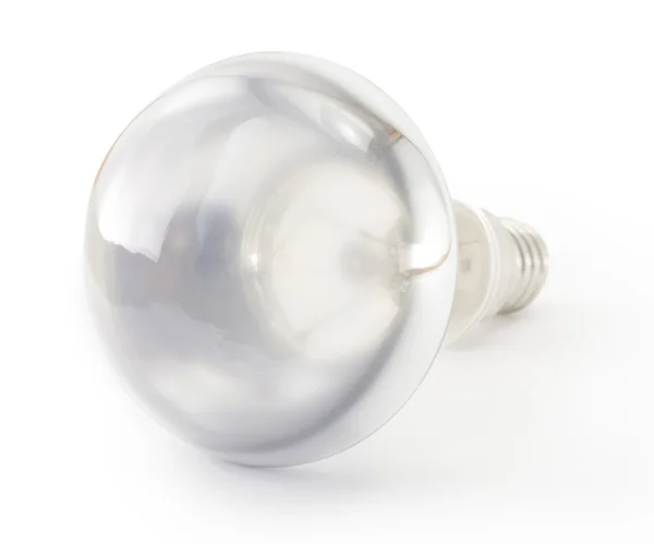 Лампочка ізольована на білому тлі — стокове фото