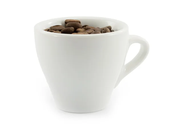 Filiżanka kawy izolowane na białym tle — Zdjęcie stockowe