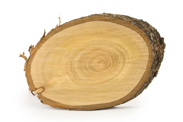 Close-up textura de corte de madeira — Fotografia de Stock