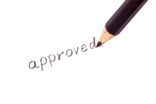 Approvato — Foto Stock