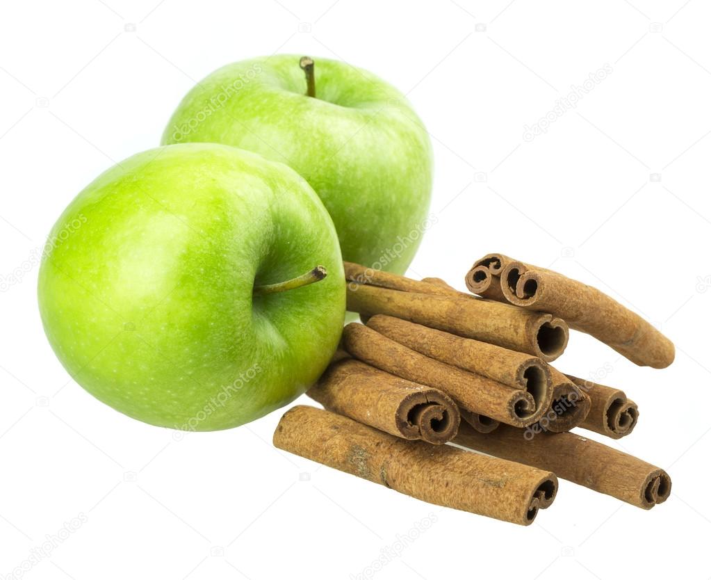 apple, cinnamon