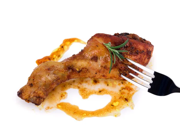 Kurczaka pieczona szynka — Zdjęcie stockowe