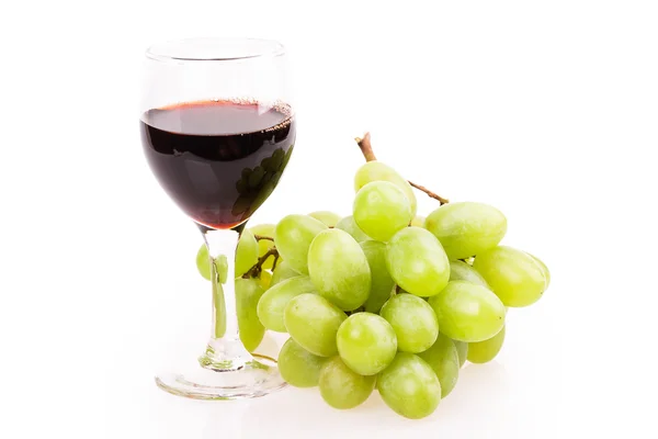 Bicchiere di vino d'uva — Foto Stock
