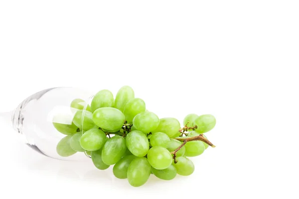 Grape wine glass — Stock Photo, Image