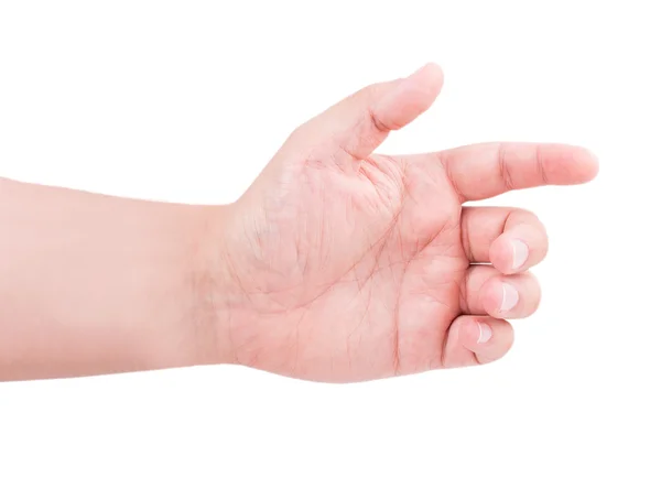 Hand shows the symbol — Stock Photo, Image