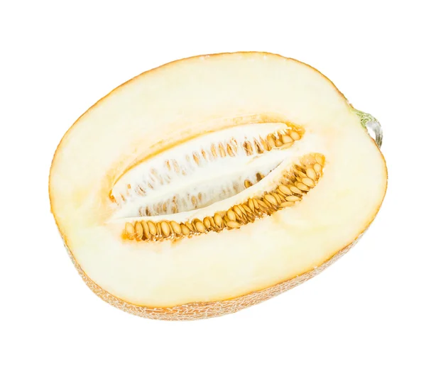 Hälften av saftig melon — Stockfoto