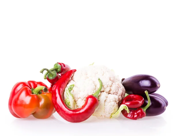 Pepper, eggplant, hot peppers — Stock Photo, Image